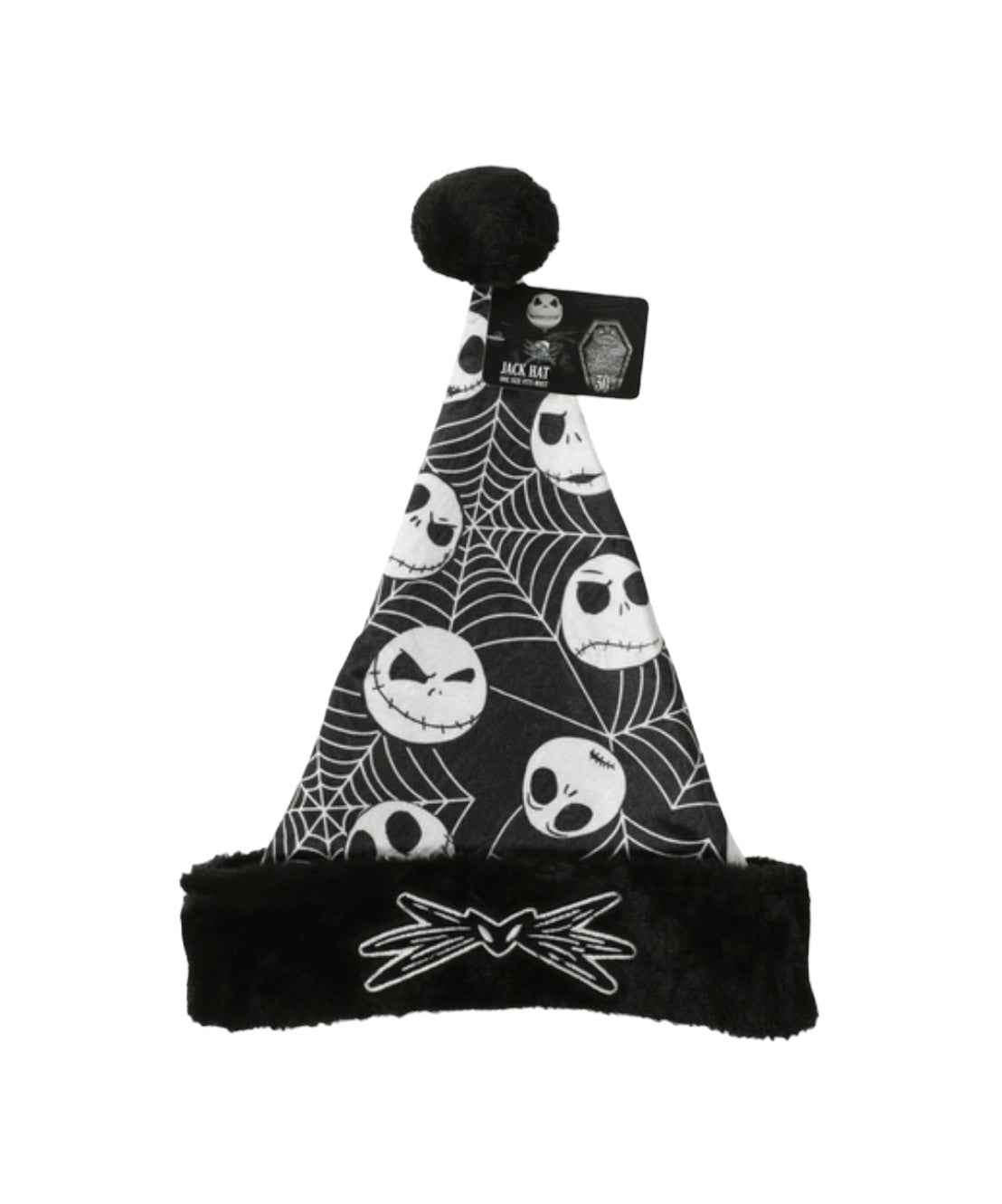 Nightmare Before Christmas Jack Skellington Santa Hat