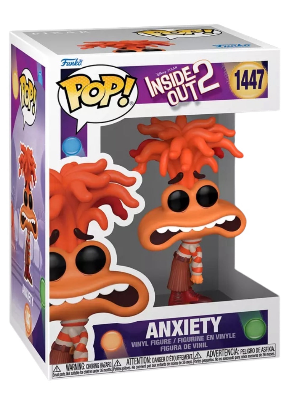 Inside Out Anxiety Pixar Funko Pop!