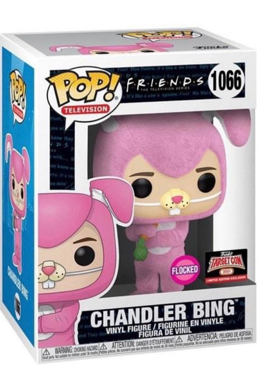 Friends Chandler Bing as Bunny Flocked Exclusive Vinyl Figure #1066