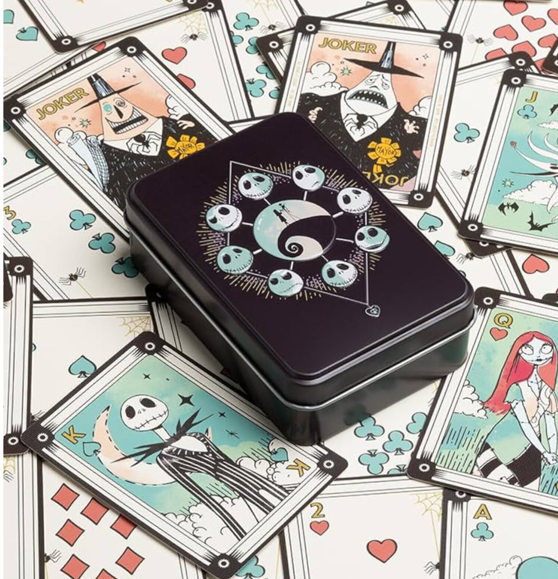 Nightmare Before Christmas Playing Cards in Collectable Tin