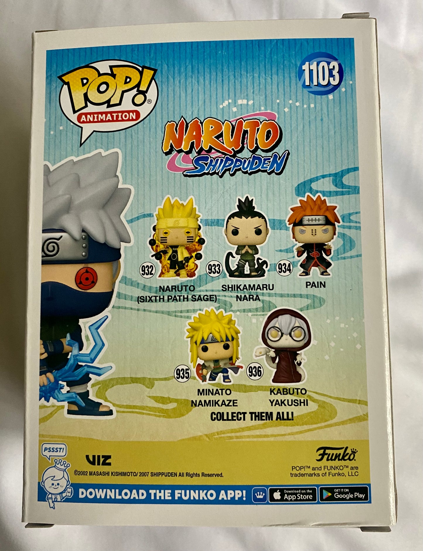 Minor Damage Kakashi Raikiri Glow in the Dark Exclusive Funko Pop!