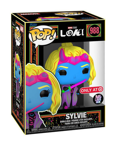 Marvel Loki Sylvie Black Light Exclusive Funko