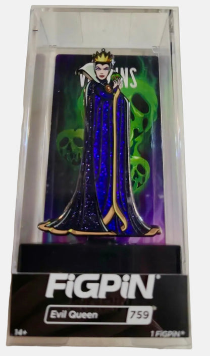 FiGPiN Disney Villains - Glitter Evil Queen 759 Collectible Pin Exclusive