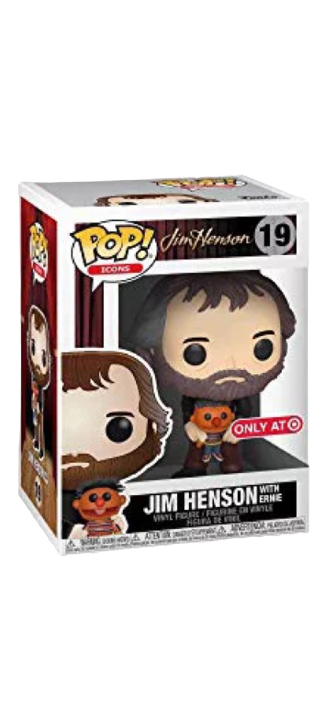 Icons - Jim Henson with Ernie #19 exclusive Funko Minor Damage