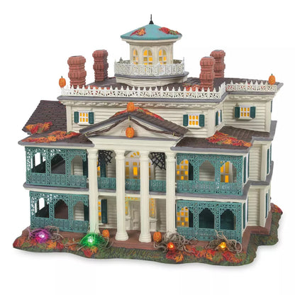 Disney Department 56 Snow Village Disneyland Haunted Mansion Light-Up Collectible Building