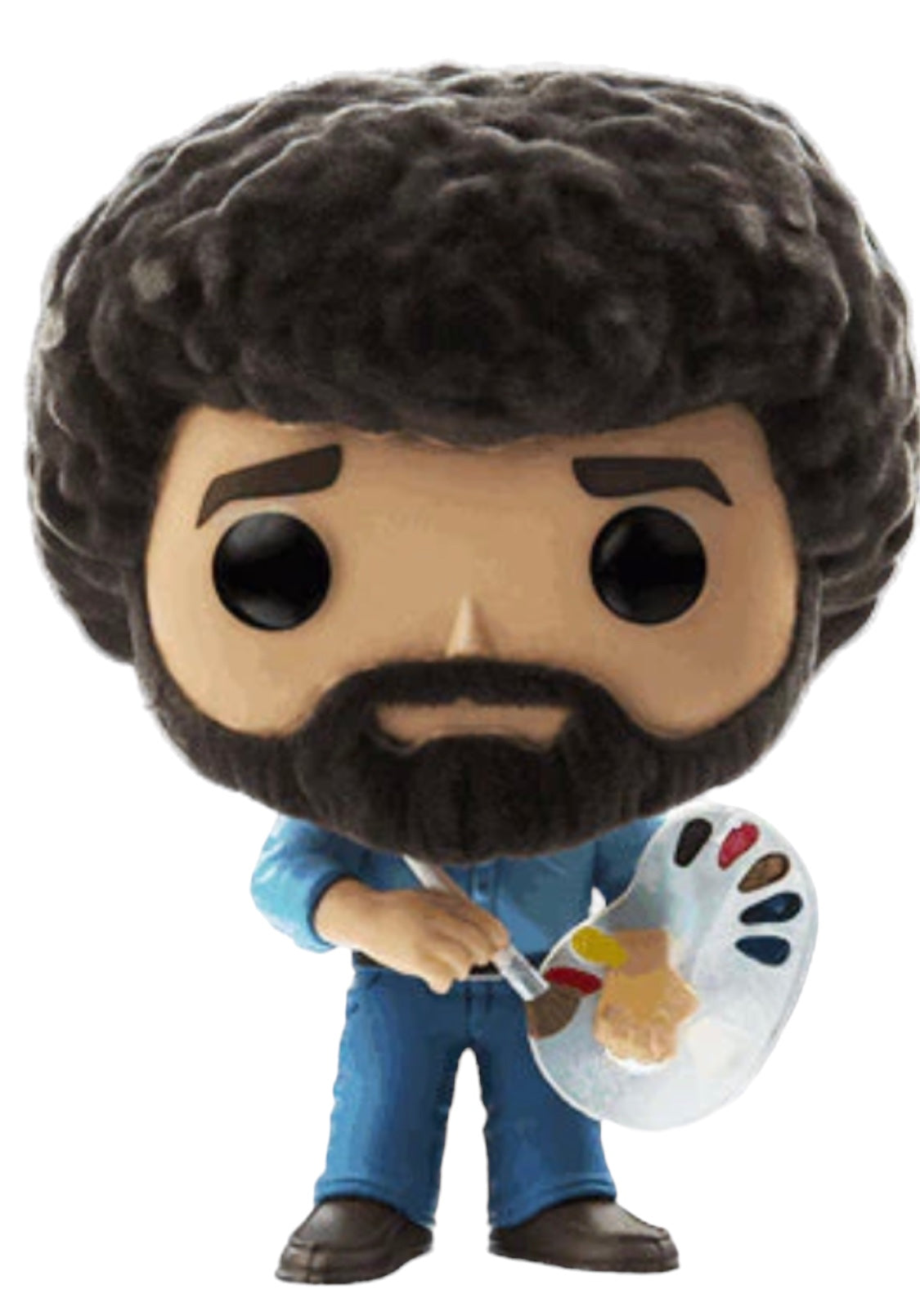 Flocked Bob Ross Exclusive Funko Pop!