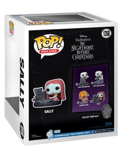 Disney Nightmare Before Christmas 30th Anniversary Sally with Gravestone Deluxe Funko Pop!