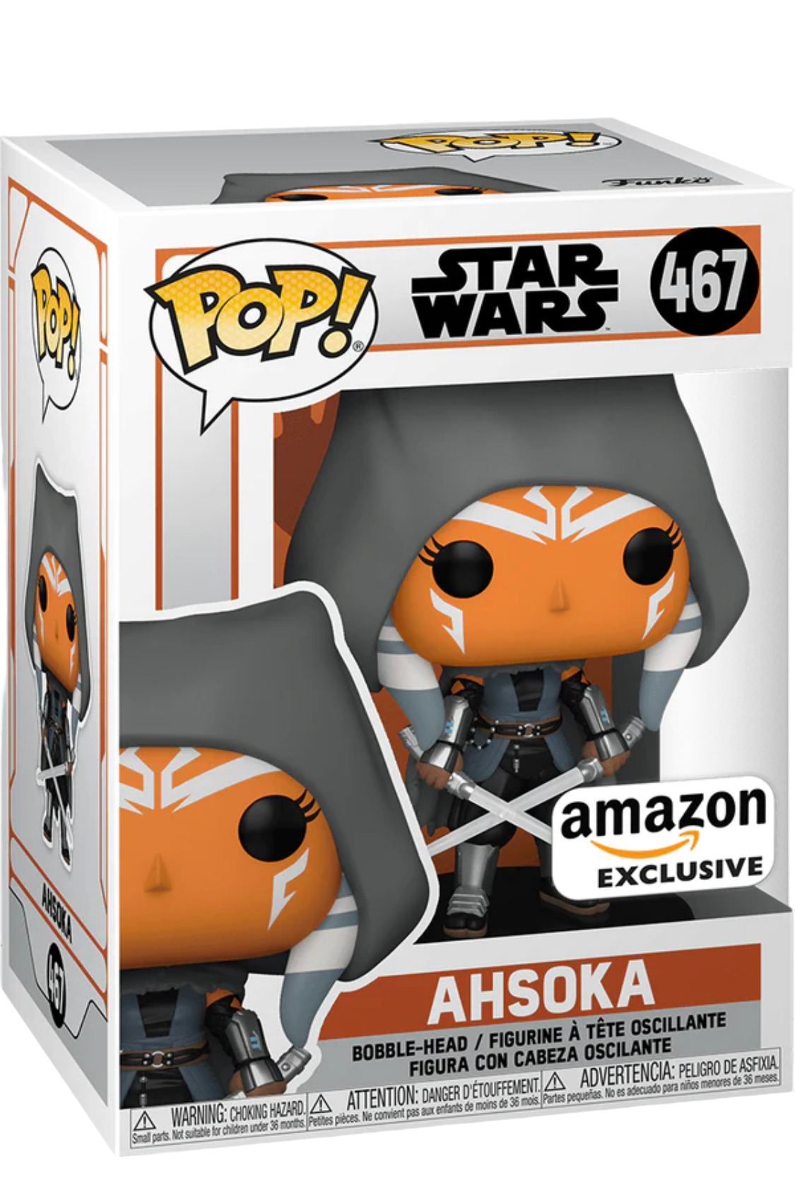 Star Wars The Mandalorian Ahsoka Tano #467 Exclusive Funko Pop!