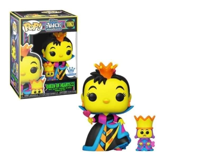 Blacklight Alice in Wonderland Funko Shop Exclusive Set of 4 deals Pops