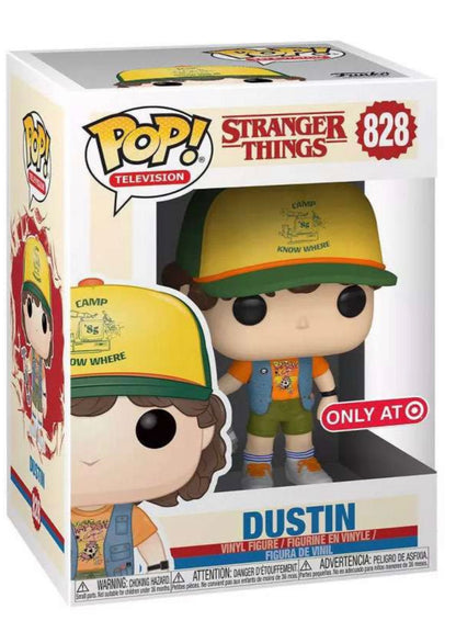 Stranger Things POP & tee! Dustin Exclusive Vinyl Figure & T-Shirt Roast Beef Extra Large