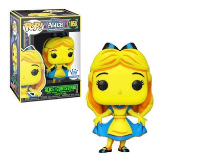 Alice in Wonderland Black Light Set of 4 Pops