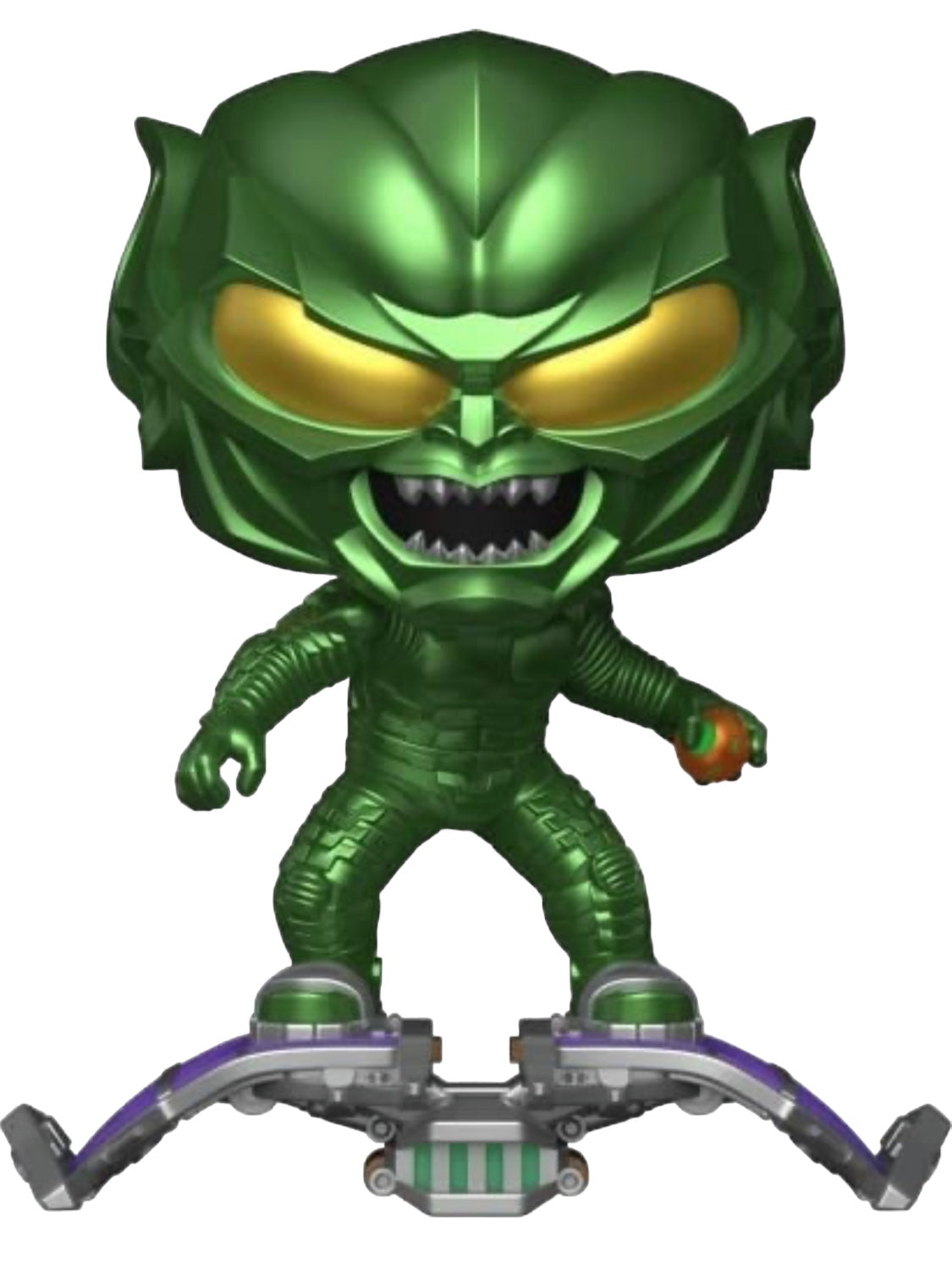 Marvel Spider-Man Metallic Green Goblin Exclusive Funko Pop!