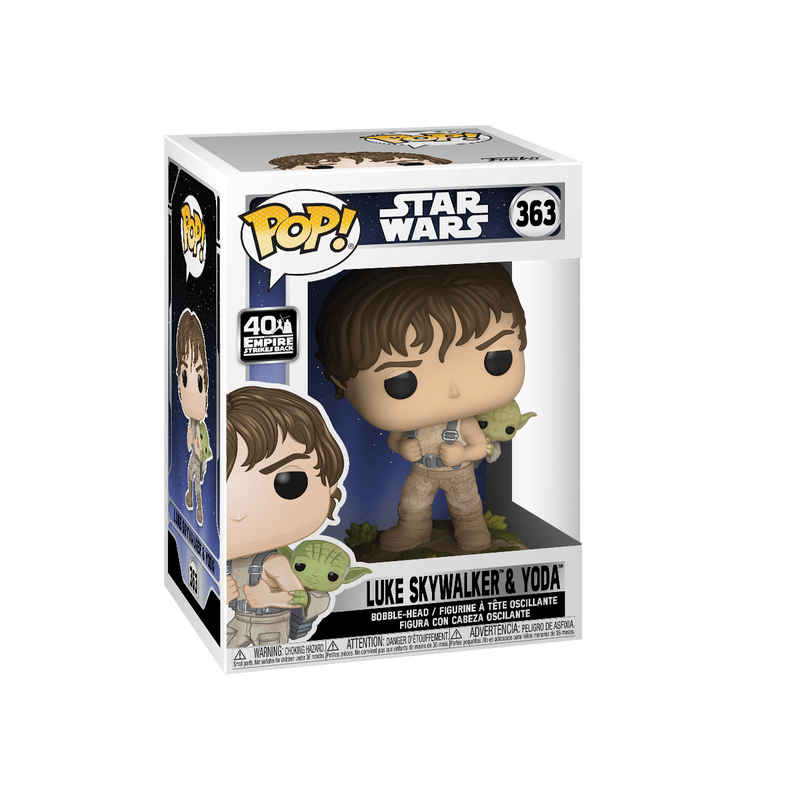 Star Wars: Empire Strikes Back Training Luke with Yoda Vinyl Figure