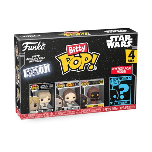 Star Wars Full Set Bitty Pop! Set of 4 packs!