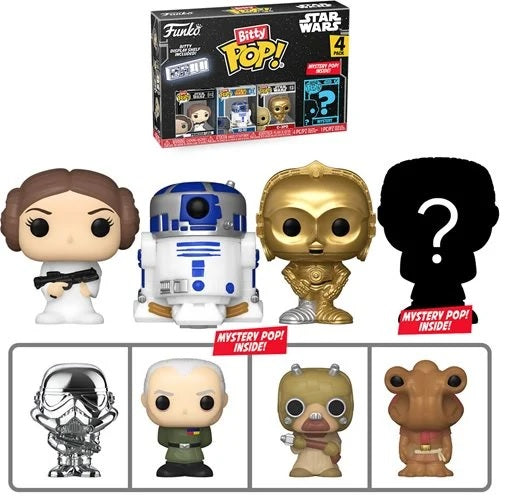 Star Wars Princess Leia Bitty Pop! Mini-Figure 4-Pack