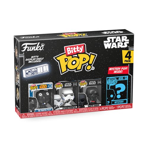 Star Wars Full Set Bitty Pop! Set of 4 packs!