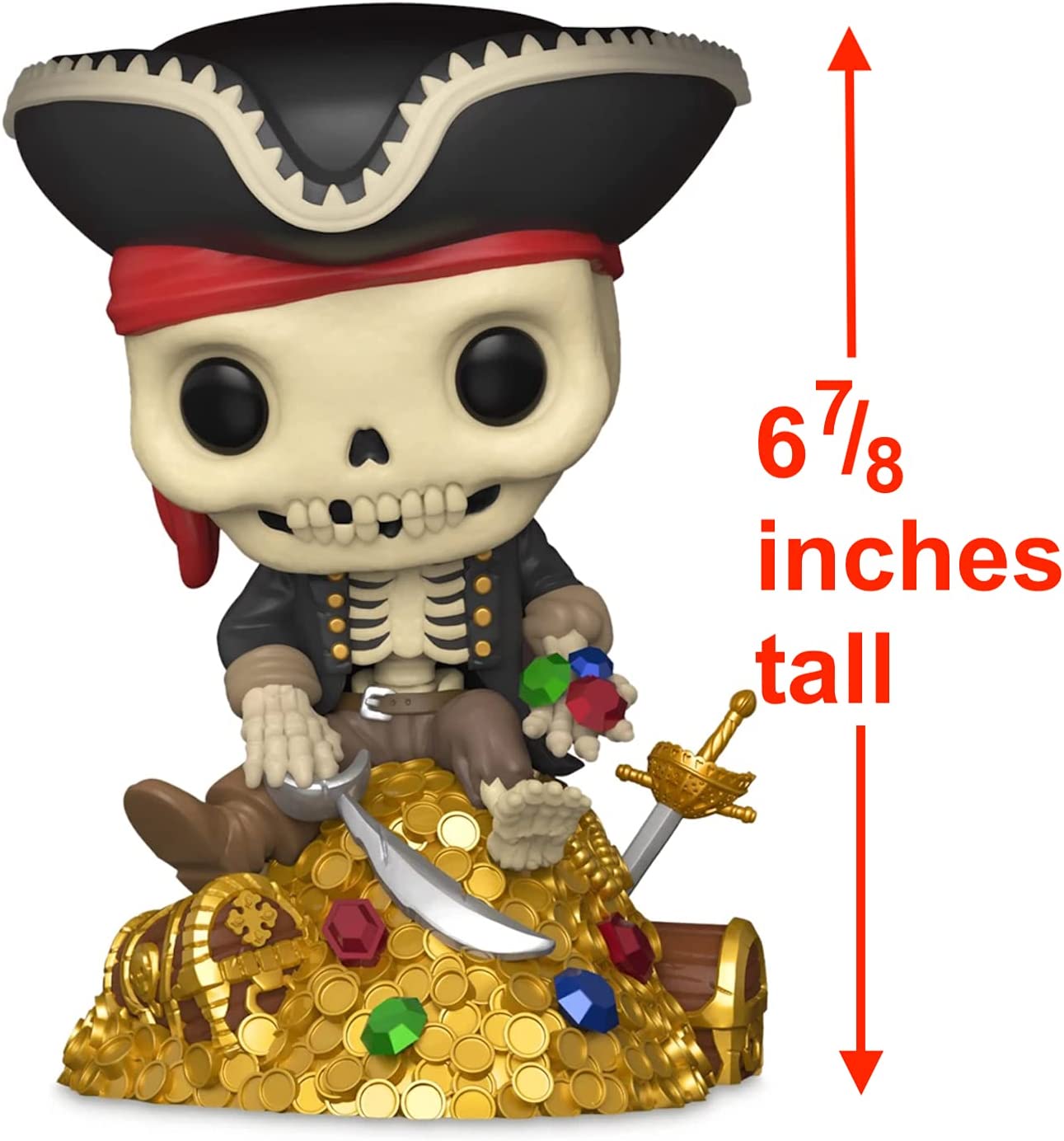 Disney Pirates of the Caribbean Treasure Skeleton Exclusive 6" Funko Pop!