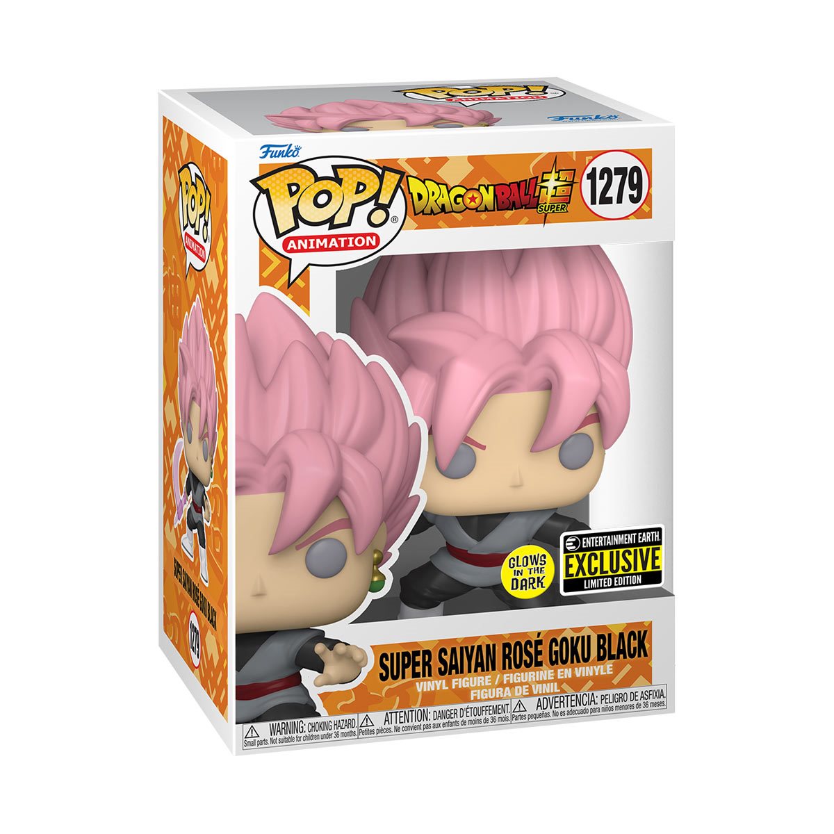 Super Saiyan Rose Goku Black Glow in the Dark EE Exclusive