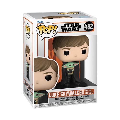 Star Wars: The Mandalorian Luke with Grogu Pop! Vinyl Figure