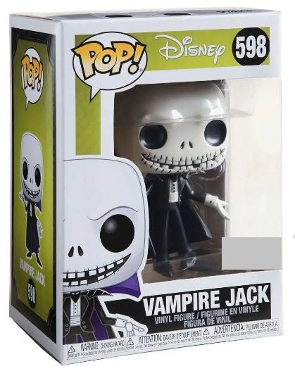 Nightmare Before Christmas Disney Vampire Jack Metallic Exclusive Vinyl Figure #598